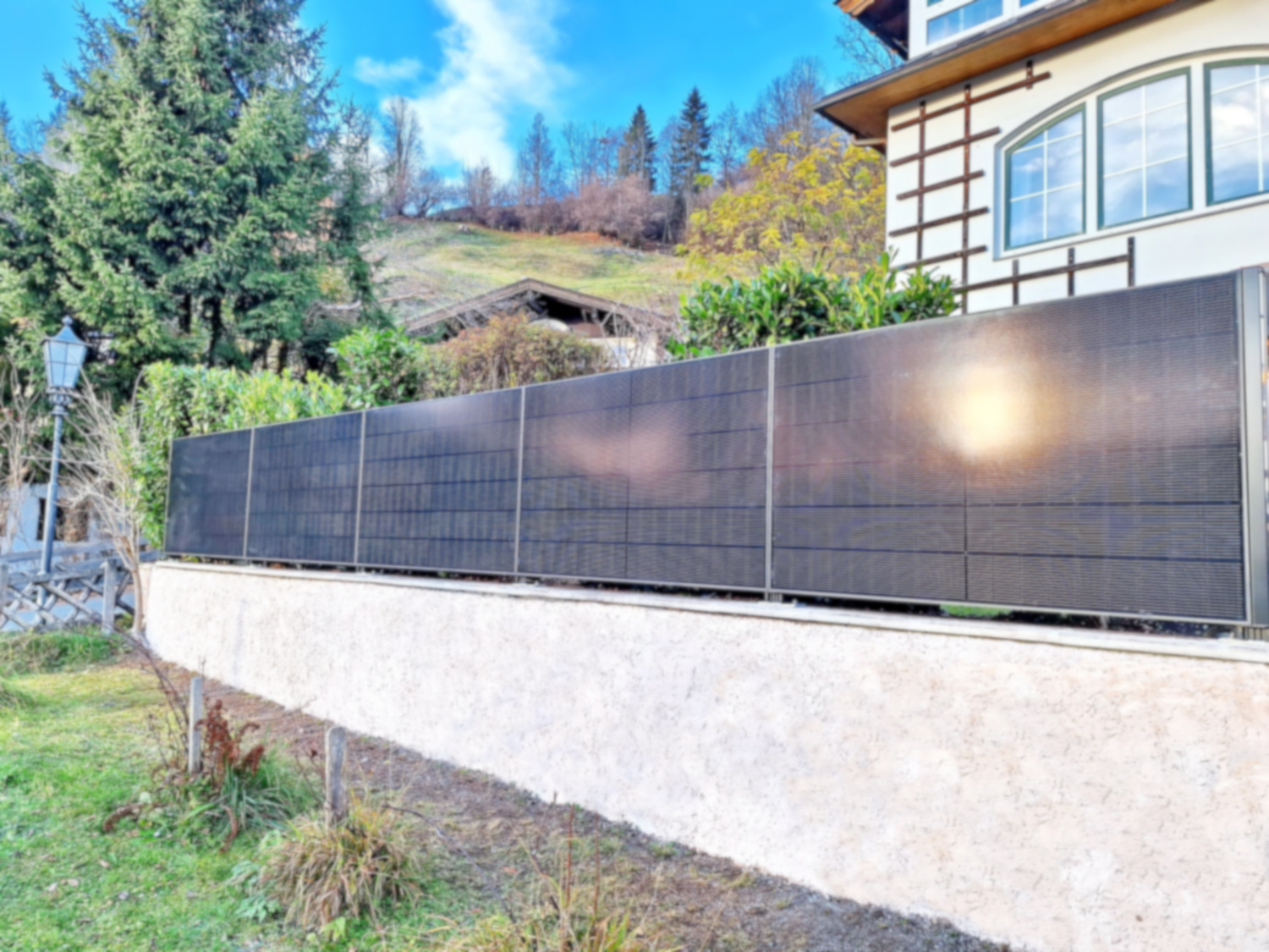 ClickWall solar fence mounting system calculator